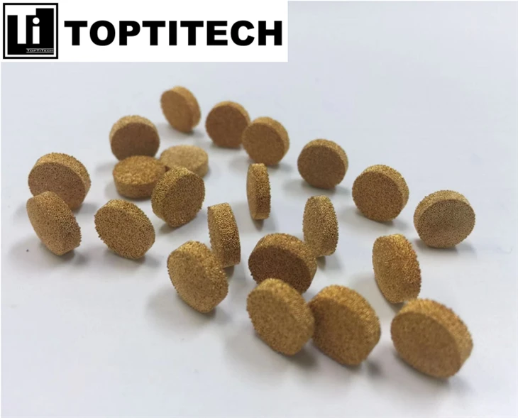 5um Porous Parts Sintered Copper Filter Disc