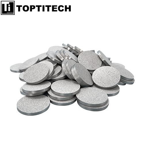 3um настраиваемый титановый спеченный металлический фильтрующий диск
